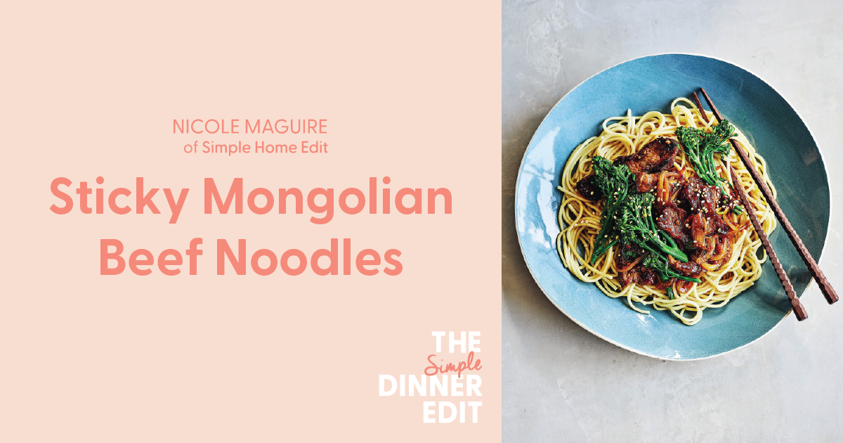 Image of Nicole Maguire's sticky mongolian beef recipe